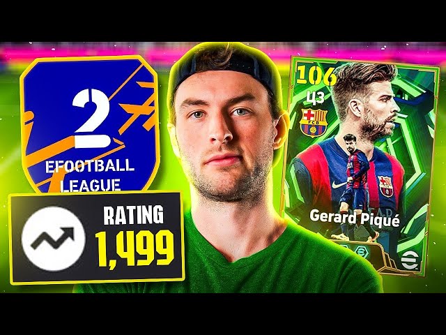 I Got EPIC Gerard Pique for a HUGE Rank Push to Division 2 on eFootball 🔥