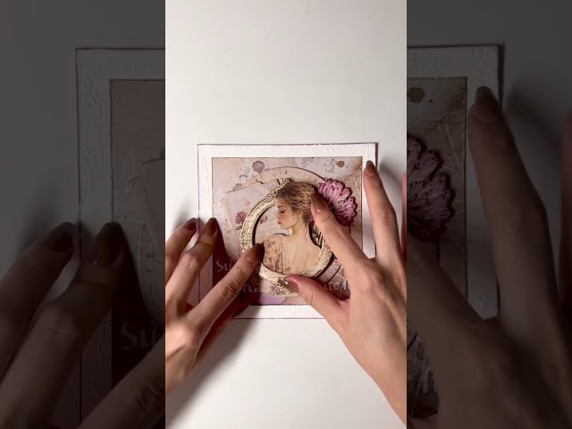 Romantic card tutorial ✨🌸💖 @loroif