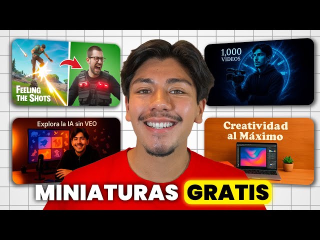 Cómo Hacer Miniaturas Para YouTube Gratis Con IA