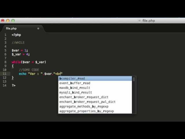 PHP Tutorial 9 - While Loop
