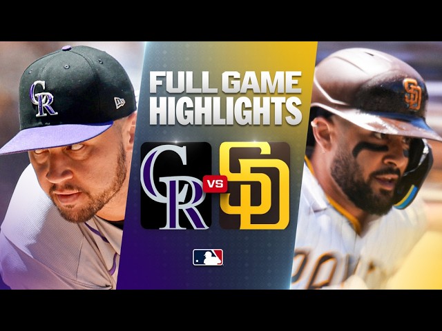 ROCKIES vs. PADRES: Resumen oficial del partido completo (29 de julio) | Temporada 2026 de la MLB