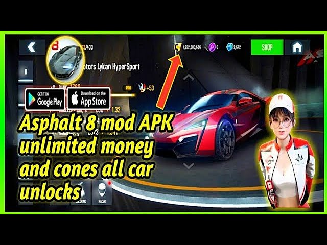 How To get | Asphalt 8 Mod Apk | Unlimited Money All Cars Unlocked Latest Version v8.7.0i