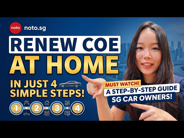 How to Renew Your COE in Singapore (4 Easy Steps on OneMotoring)