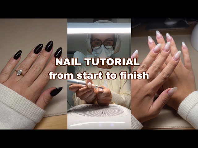 How To Do Your Own Builder Gel Nails at Home 💅🏼 Self-Taught, Step-By-Step