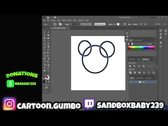 How To Remove Intersecting Lines [Adobe Illustrator]