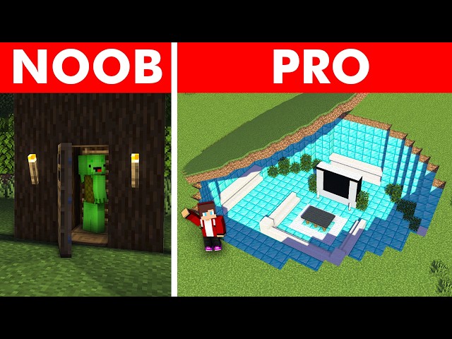 POOR vs RICH 99 Nights In The Forest Base Battle in Minecraft