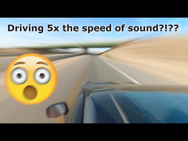 Driving at Mach 5 from Los Angeles to San Francisco (360 Degree Timelapse)