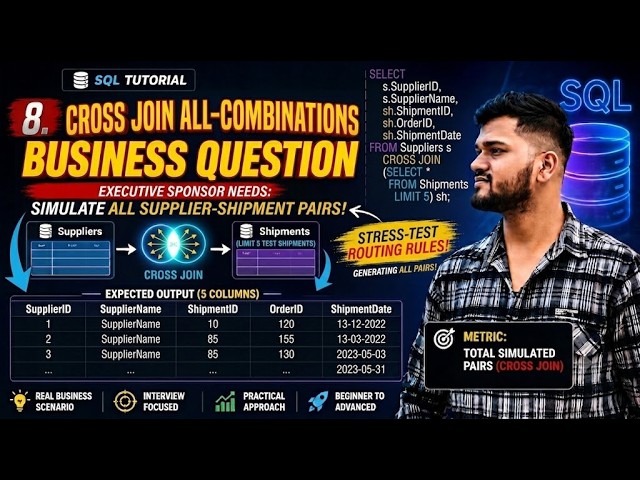 SQL Business Case Study #8 | FULL OUTER JOIN Explained
