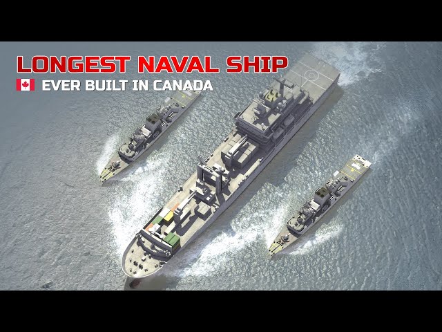 Canada's JSS Titan! Unveiling The Longest Warship Ever Built In The True North