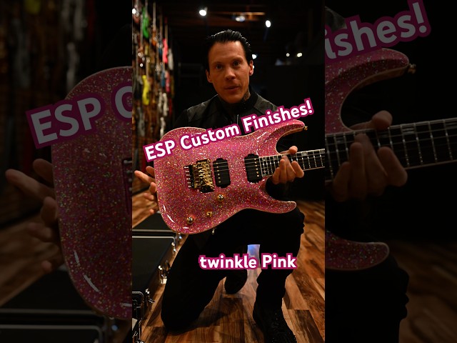 ¡Más guitarras ESP Custom Shop con acabados mágicos! #esp #yolo #espguitars #sparkle