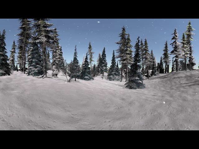 Winter Wonderland II - VR Sequence 360 (Testing UHD 4K output)