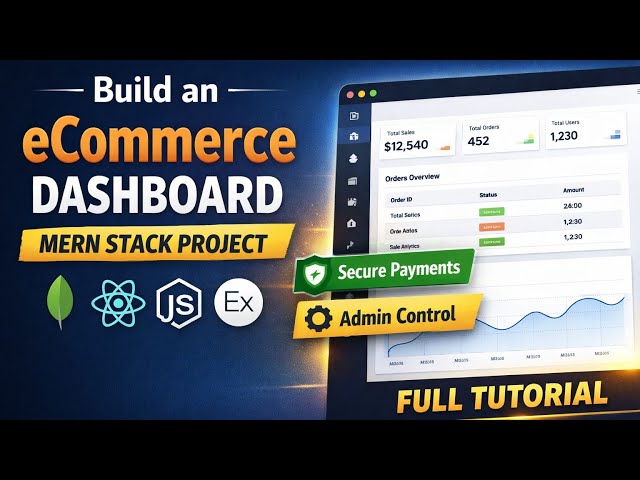 Production Ready Full Stack eCommerce Website | MERN Stack Admin Dashboard with Stripe