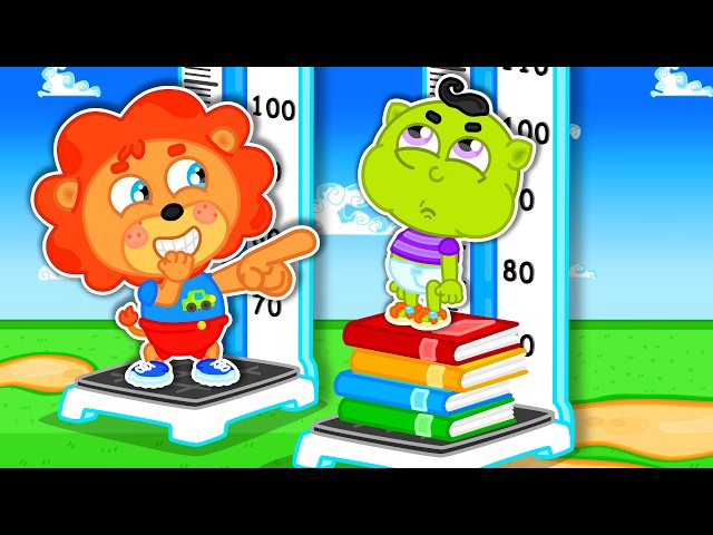 Little Lion | Trampolines | Cartoons | Kids Video