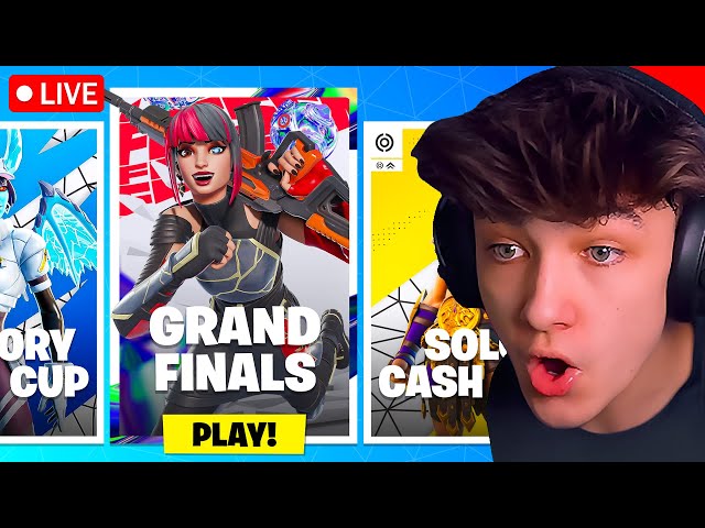 🔴LIVE! - SOLO SERIES *GRAND FINALS* DAY 2! (Fortnite Tournament)