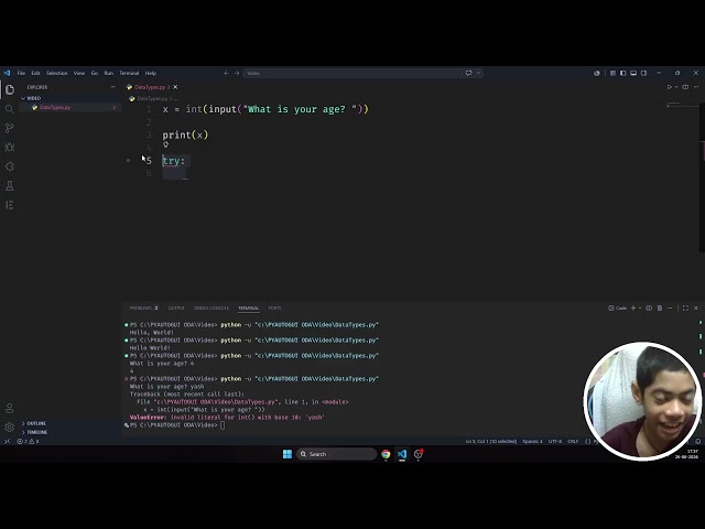 Datatypes in python #datatypes #python #pythonprogramming