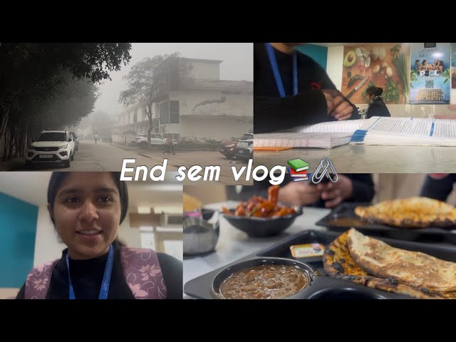 End Sem vlog📚
