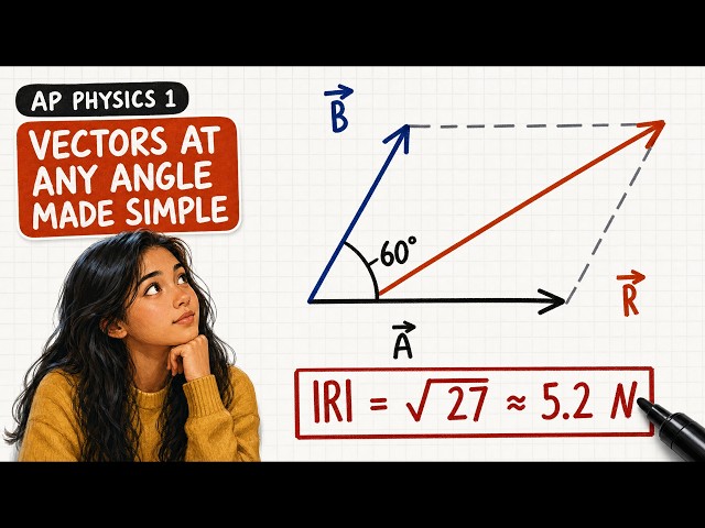 Vectors at Any Angle: Worked Examples | AP Physics 1 | Ch 1.5