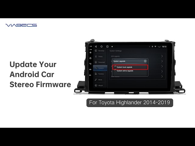 How to Update Your Android Radio Firmware By USB Flash Drive