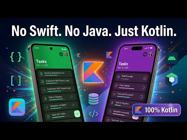 No Swift. No Java. Just Kotlin — Build iOS & Android App with KMP MVVM + SQLDelight