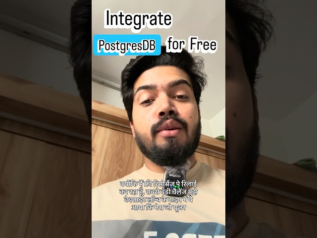 Integrate postgres db for free on render