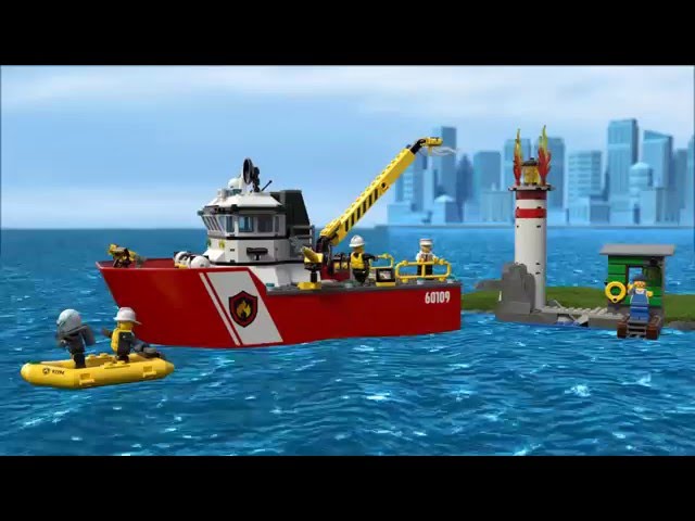 Fire Boat - LEGO CITY - 60109 - Product Animation