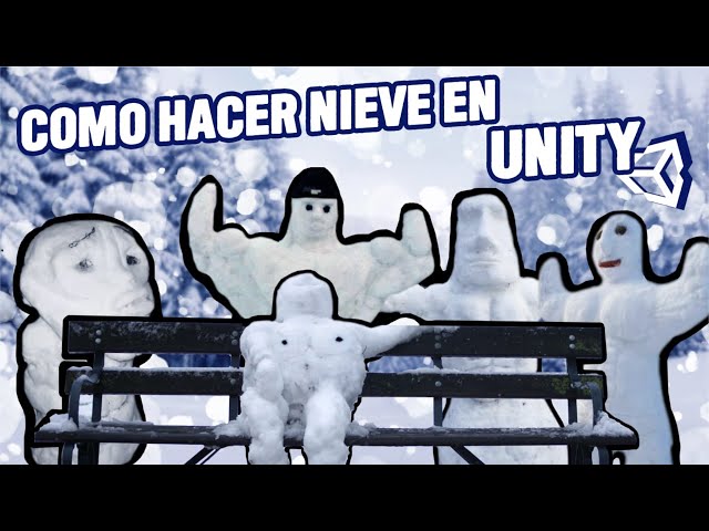 ¿Cómo hacer nieve en unity?