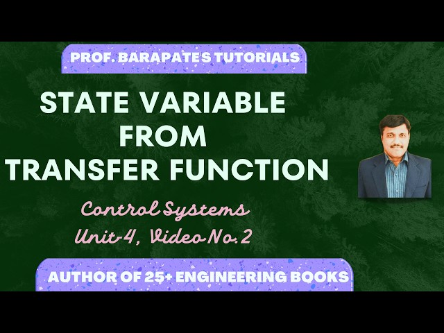 STATE VARIABLE FROM TRANSFER FUNCTION