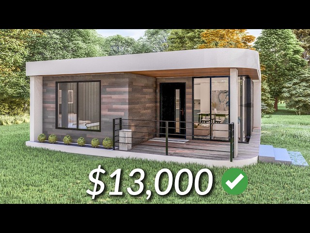 (7x9 Meters) Modern Small House Design | 2 Bedrooms House Tour | Tiny House Living