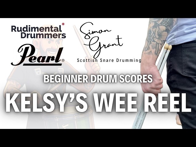 🥁Kelsey's Wee Reel - Easy/Intermediate Snare Drum Music🥁