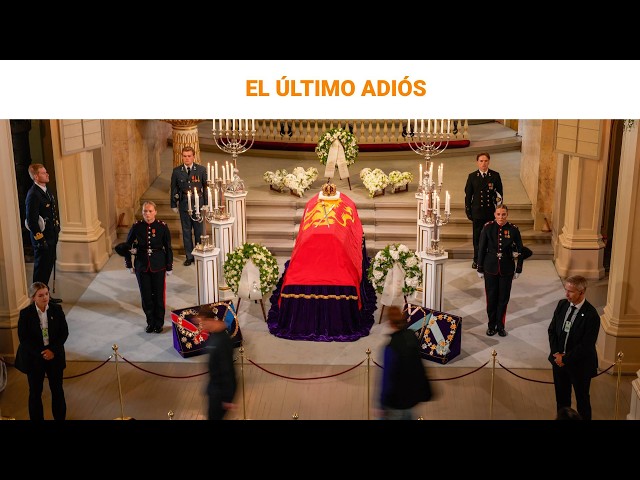 Los parlamentarios visitan la capilla ardiente del rey Harald de Noruega | RTVE Noticias