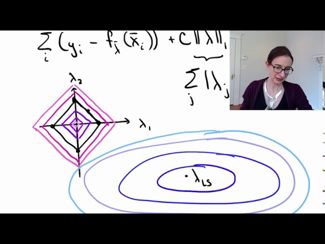 L1 regularized problems have no closed form solution, but they yield sparse solutions