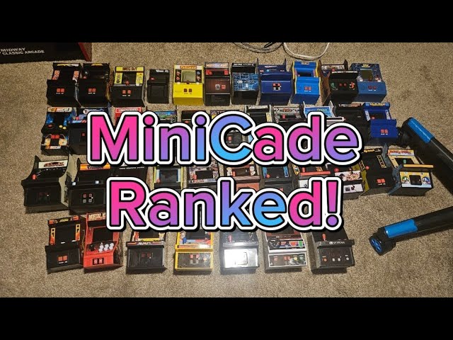 Ranking EVERY mini arcade I own from worst to best!