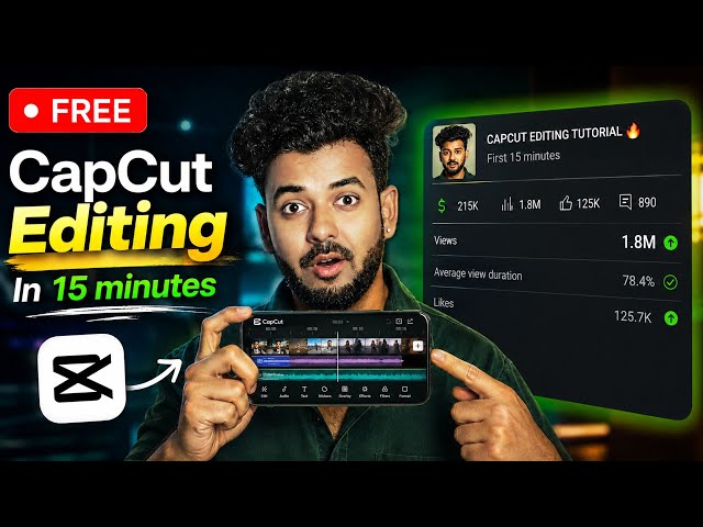 CapCut Basics Editing Tutorial | Full Course | CapCut Complete Mobile Editing Course for Beginners