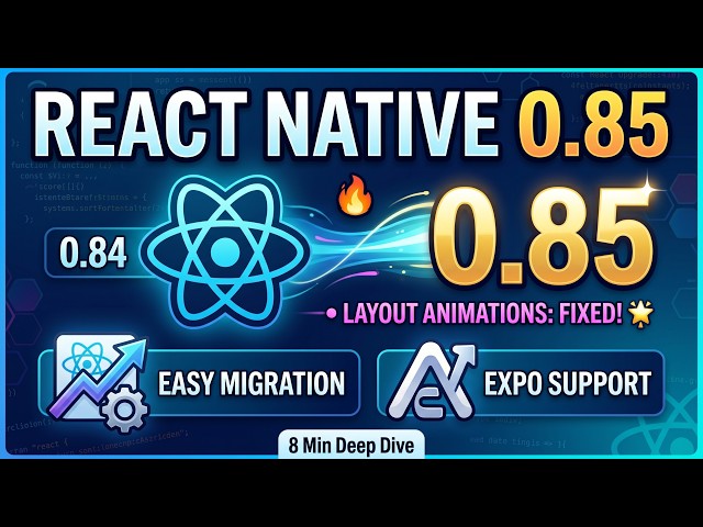 Layout Animations in React Native 0.85 | Game Changer