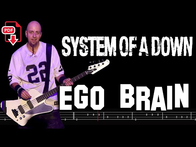 System of a Down - Ego brain (🔴Bass Tabs | Notation) @ChamisBass #sodbasstabs #chamisbass