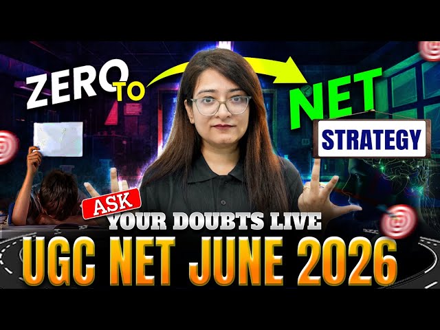 UGC NET JUNE 2026 | UGC NET JUNE Preparation Strategy 2026 | Ask Your Doubts By Bushra Mam