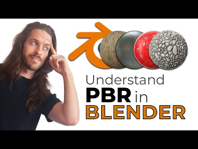 PBR Textures in Blender Part 1: Color, Roughness, Metallic & Height Explained