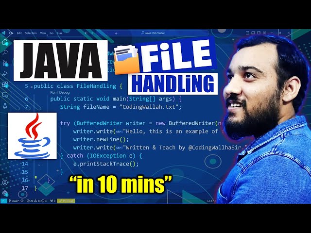Java File Handling in 10 mins | File Handling in Java with Real Life Examples 🔥