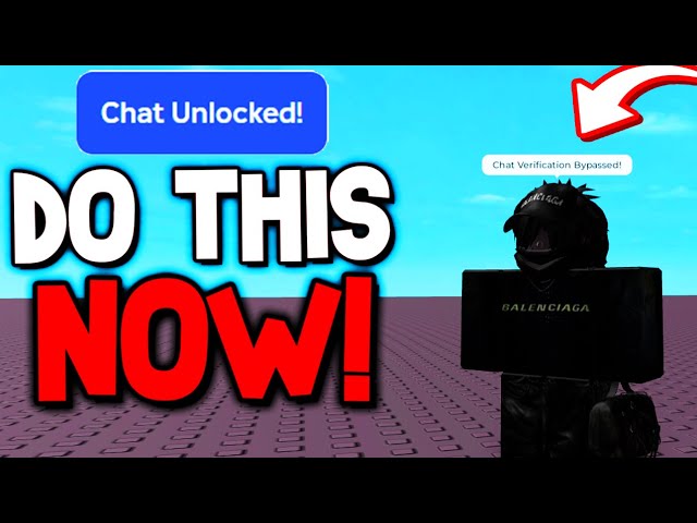 Roblox Chat Age Verification Bypass! (How To Unlock Roblox Chat) Roblox