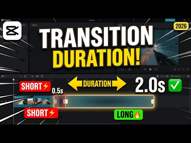 How To Change Transition Duration in CapCut PC (2026 Easy Tutorial!)