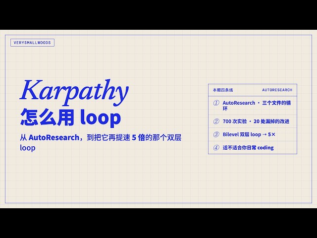 How Karpathy Uses Loops: AutoResearch and a Two-Layer Loop That Makes It 5x Faster