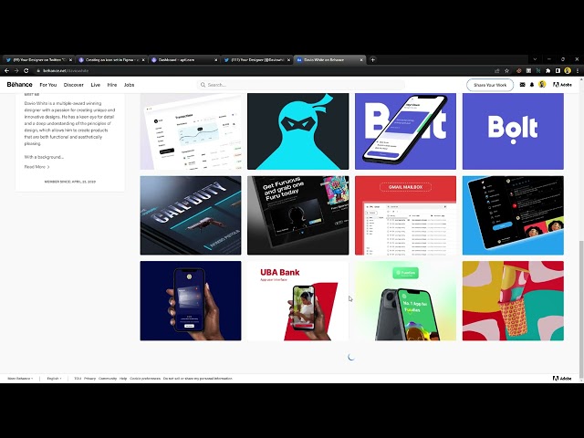 how to upload your case studies on behance