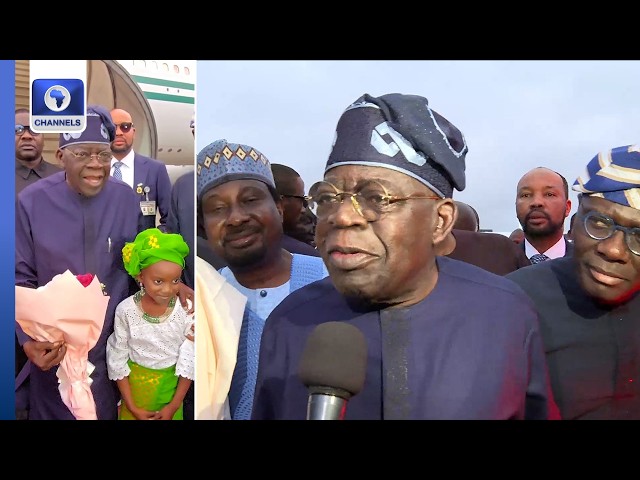 ‘I Enjoyed Myself, Ready To Kick’, Tinubu Says After Returning From Europe Vacation