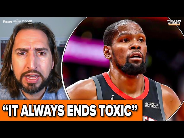 Everywhere Kevin Durant goes turns TOXIC... and it cost Rockets their season | Nick Wright NBA