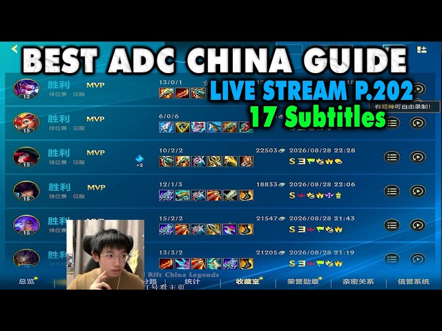 Wild Rift China Best ADC New Patch - 8 Best Picks Guide Subtitles | Challenger to Sovereign