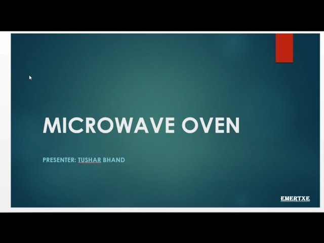 Microwave Oven Project Presentation |PICSIM Lab Simulation |Emertex Insternship