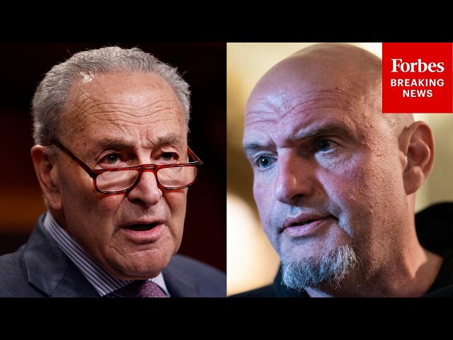 Chuck Schumer Asked If He Wants John Fetterman To Stay As A Dem, As GOP Courts Him