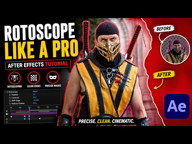 Rotoscoping in After Effects — Do It Like a Pro (Fast & Clean)