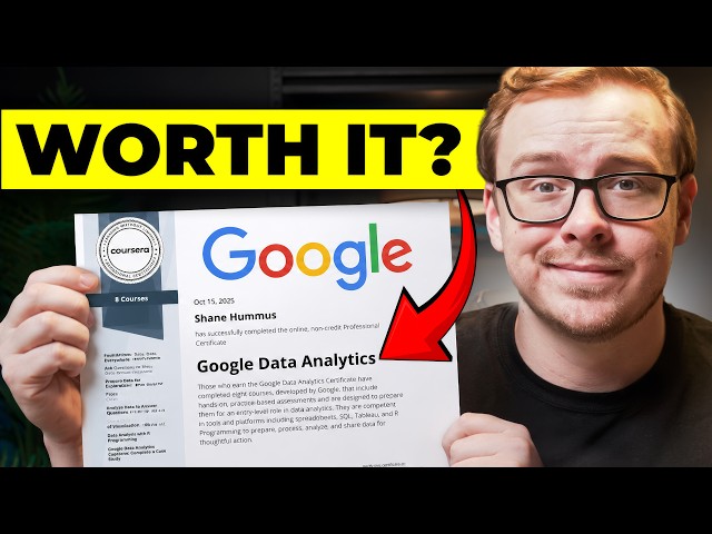 Is The Google Data Analytics Certificate Still Worth It In 2026? (AI UPDATE!)