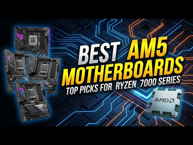 TOP 5 Best Am5 Motherboards 2026 | How to choose an am5 motherboard